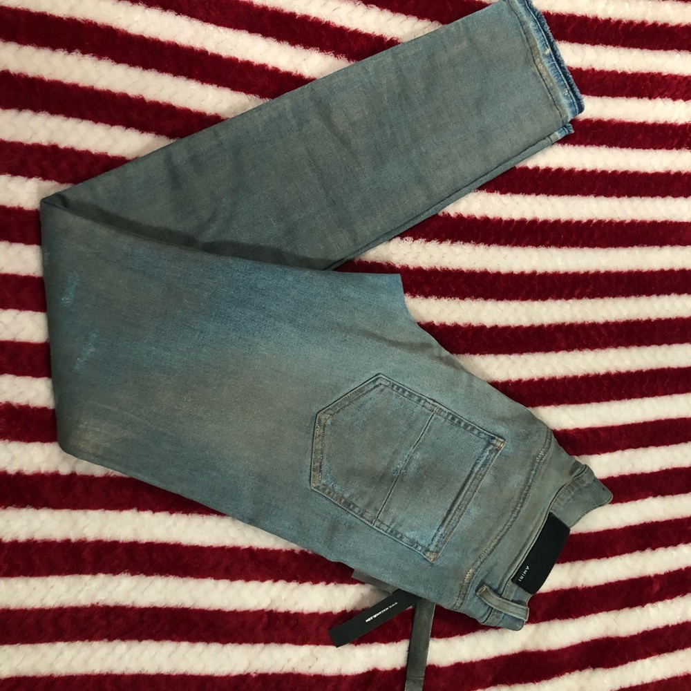 Amiri MXS13-103 Indigo Metal Jeans Mens Size 31